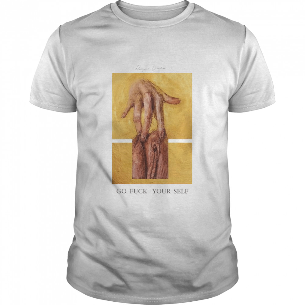 Go fuck yourself pussy poster shirt Classic Men's T-shirt