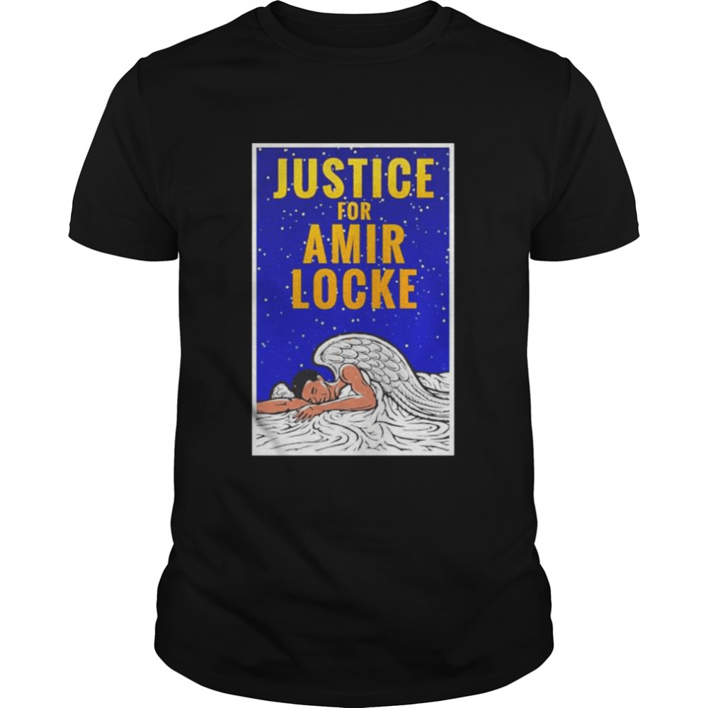 Justice for Amir Locke Angel shirt