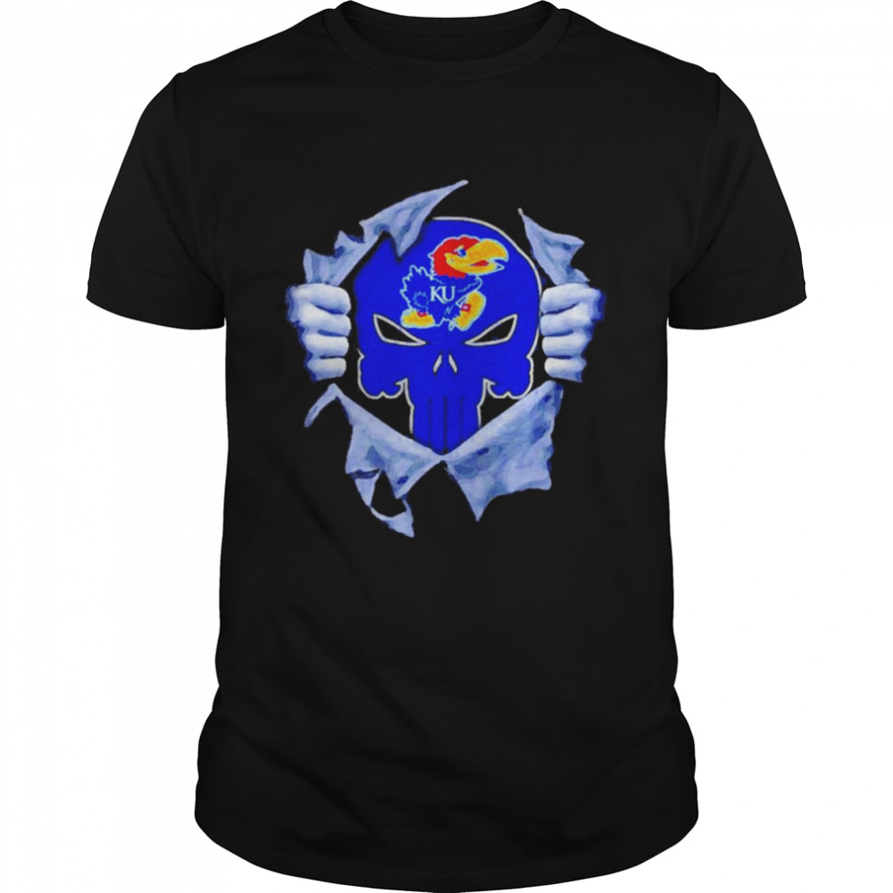 kansas Jayhawks Punisher Shirt