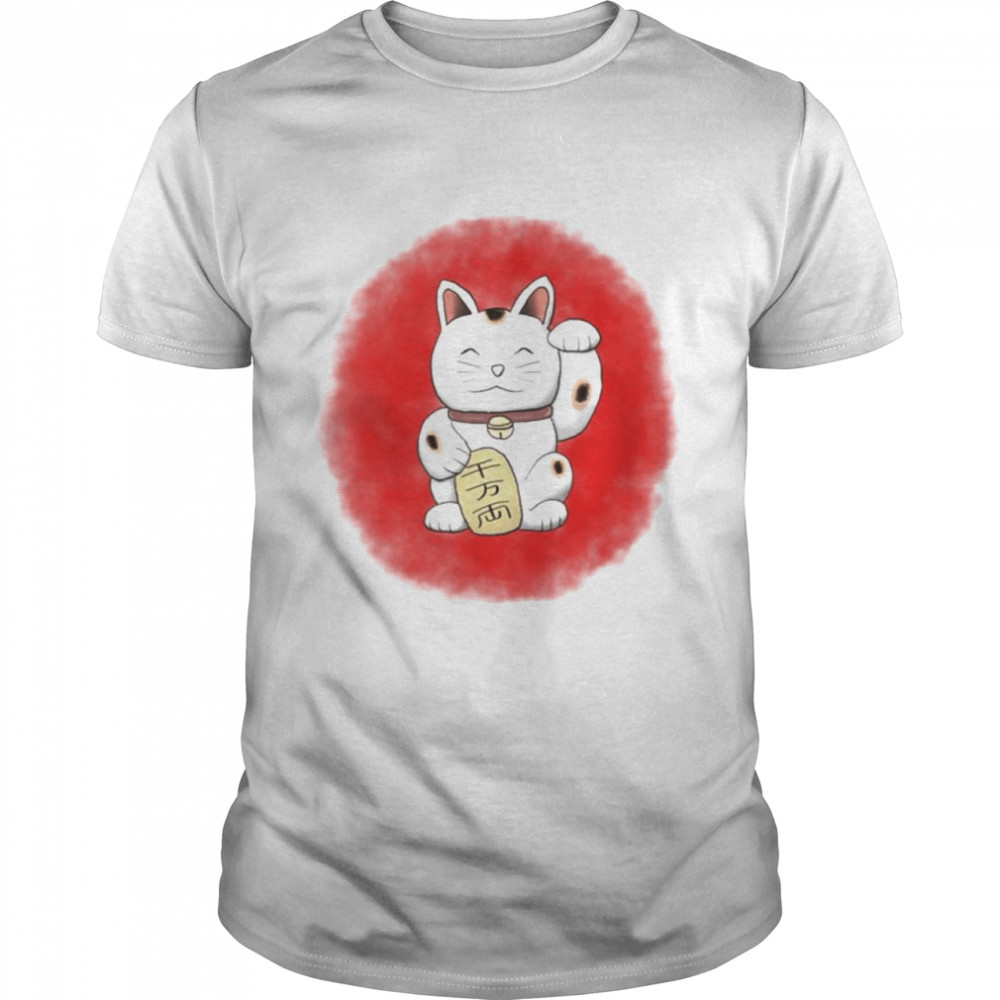 Maneki Neko Japanese Lucky Cat Shirt