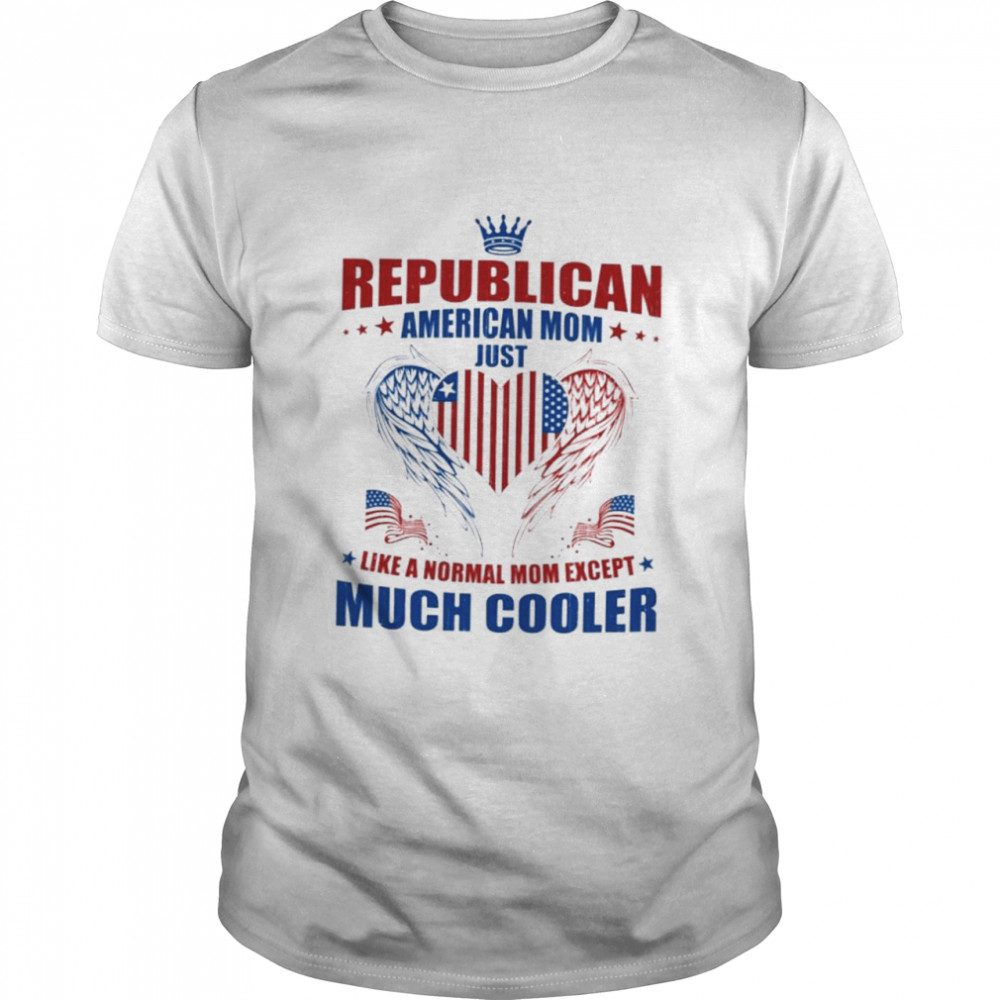 Republican American mom just like a normal shirt Classic Men's T-shirt