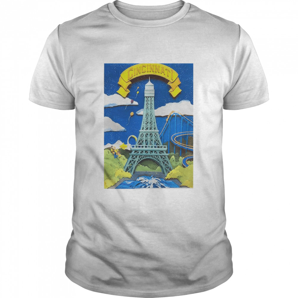 The Eiffel Tower Cincinnati shirt