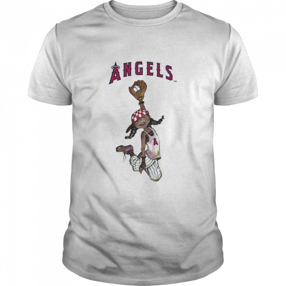 Los Angeles Angels Tiny Turnip Toddler Jada T-Shirt