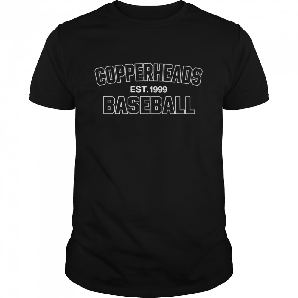 Copperheads est 1999 baseball T-shirt