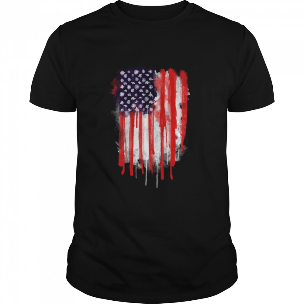 American Spatter Flag T-Shirt