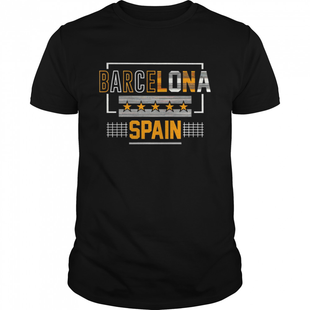 Barcelona Spain imagery shirt