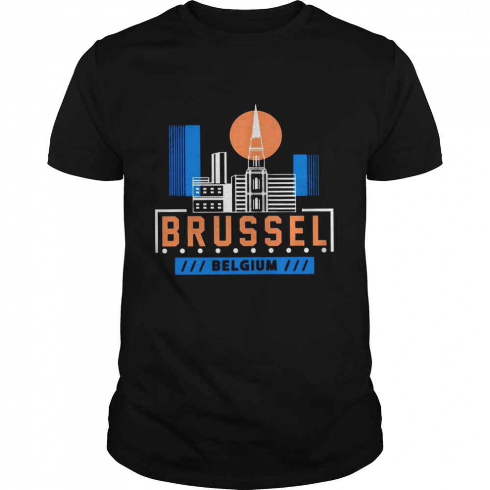 Brussel Belgium imagery shirt Classic Men's T-shirt