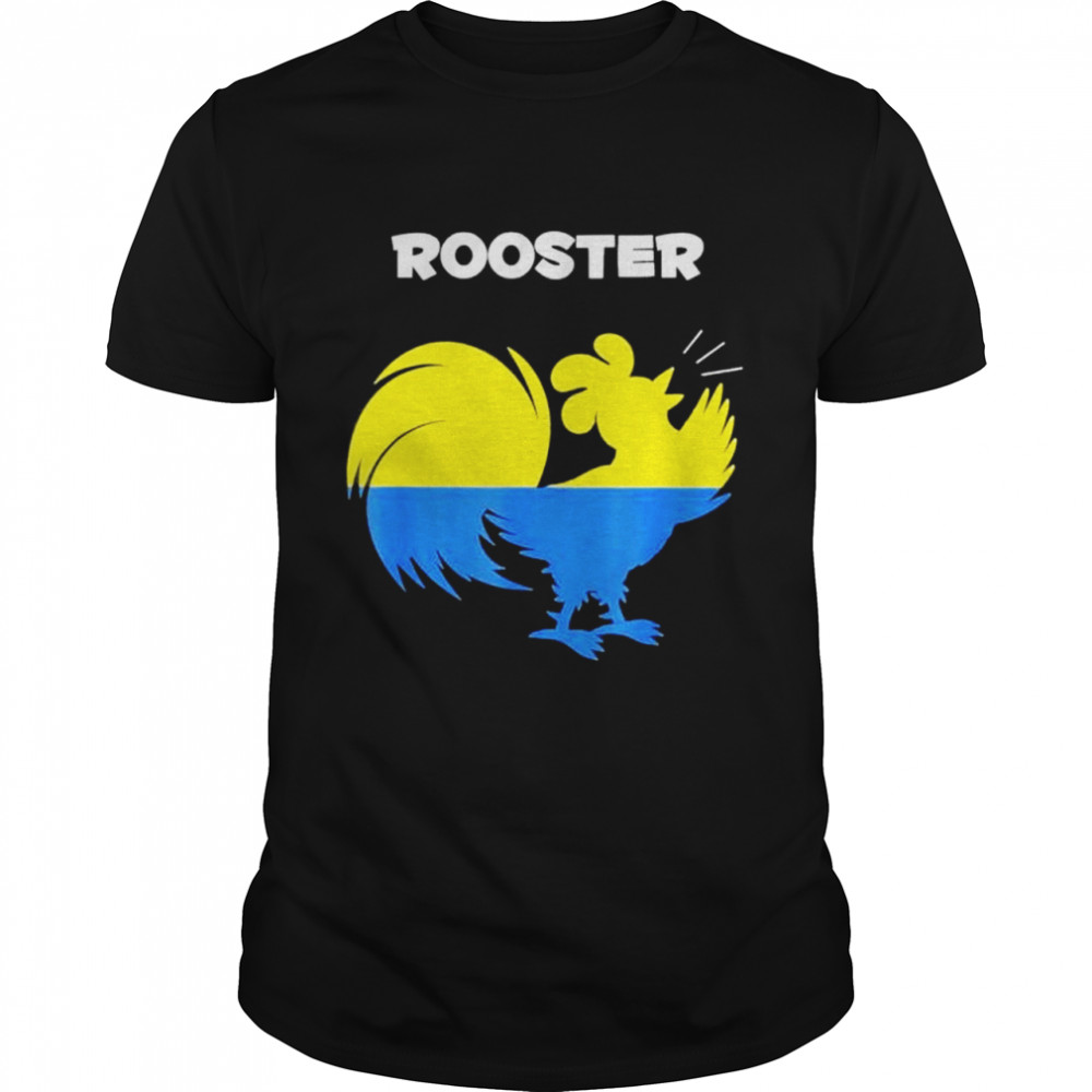 Ceramic rooster symbol love and resistance of ukrainians shirt