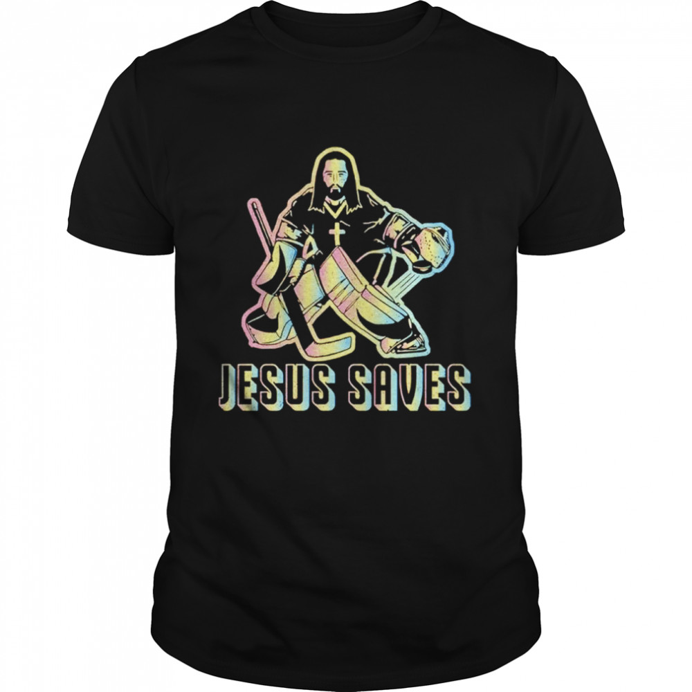 Hockey Jesus saves shirt Classic Men's T-shirt