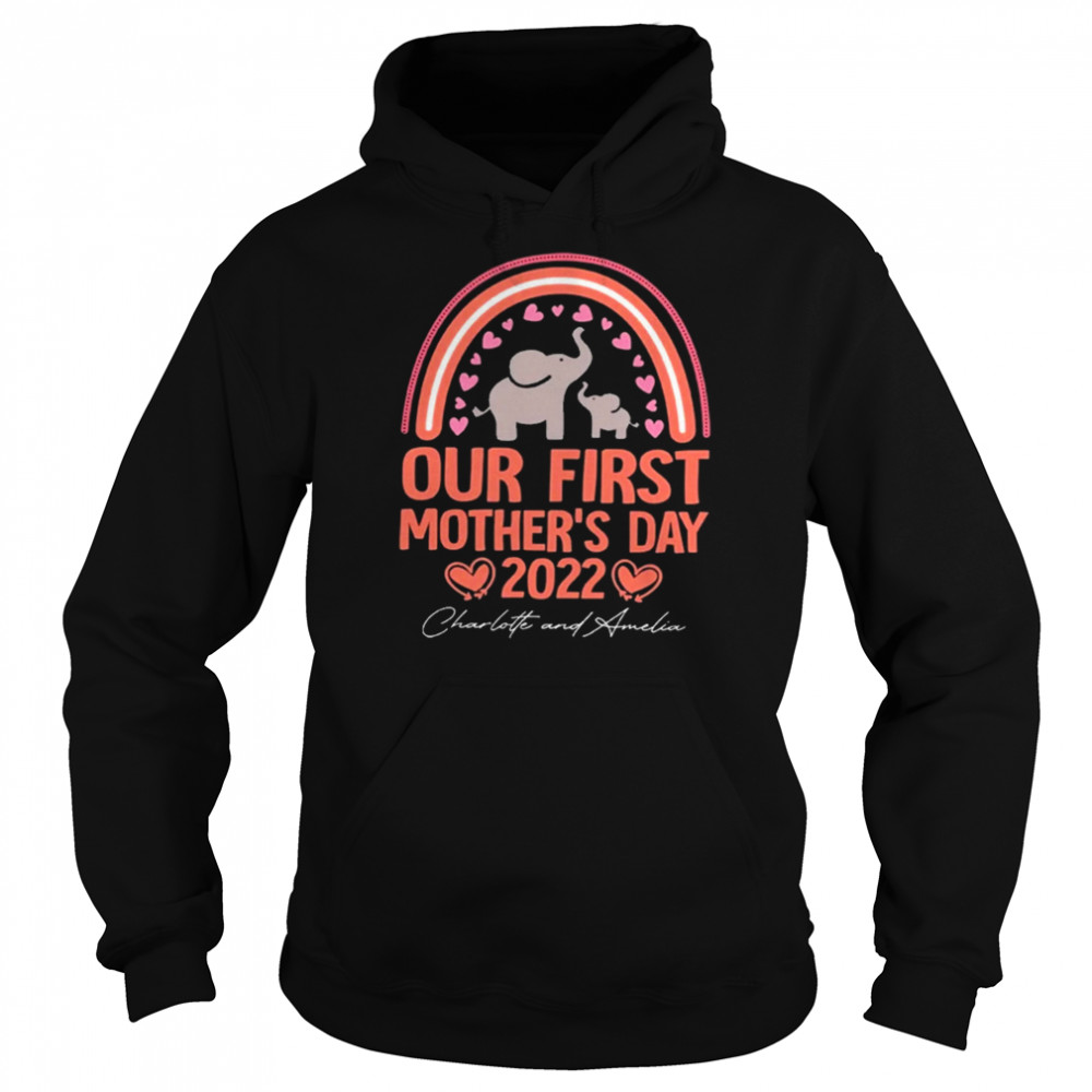 Personalized Our First Mothers Day 2022 T- Unisex Hoodie