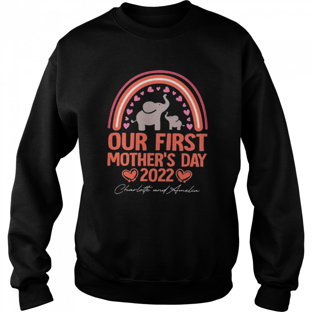 Personalized Our First Mothers Day 2022 T- Unisex Sweatshirt