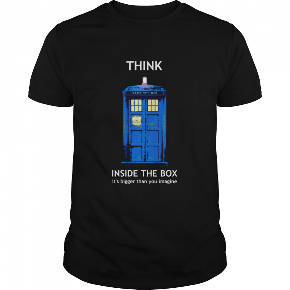 Tardis - Think Inside the Box T- Classic Men's T-shirt