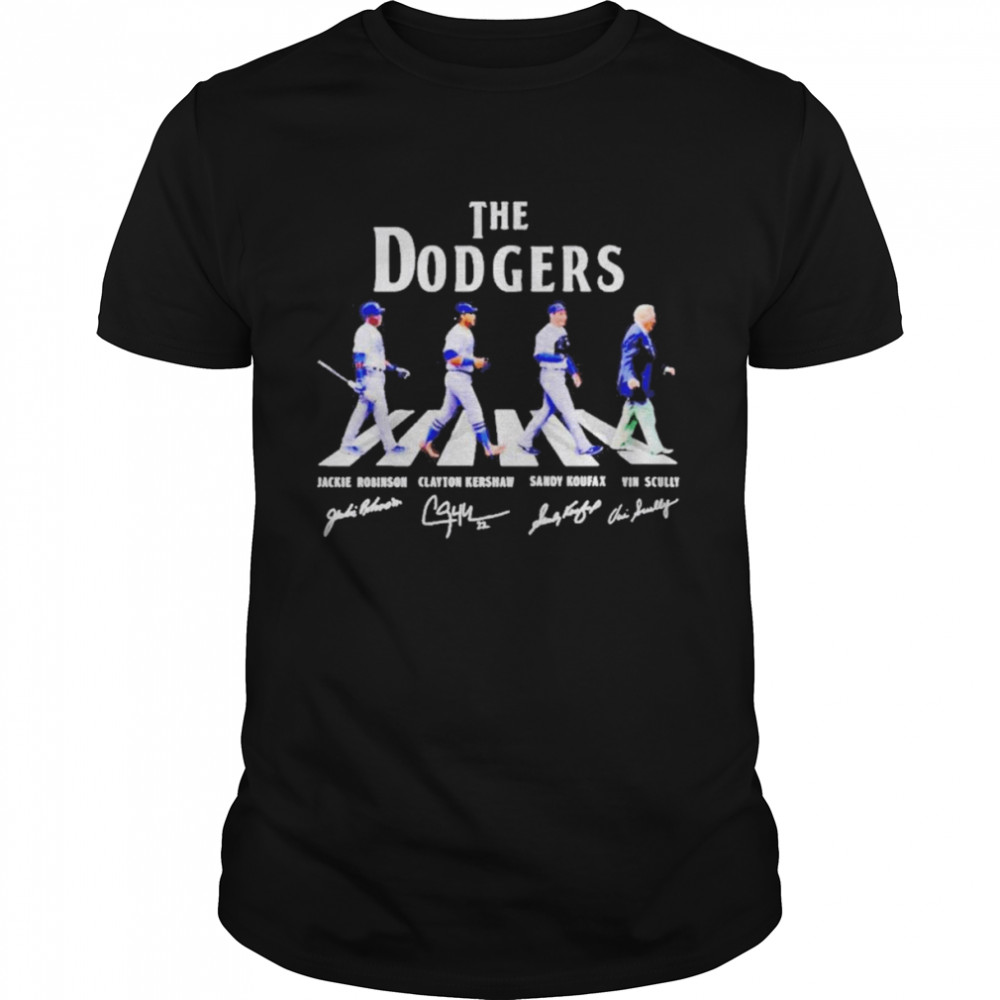 The Dodgers Abbey Road Signatures Shirt