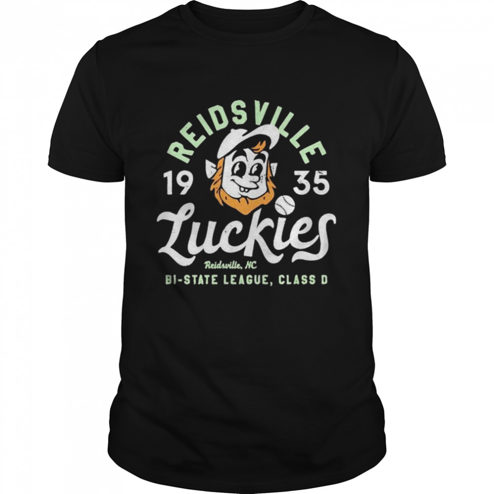 Premium reidsville Luckies 1935 bi-state league shirt