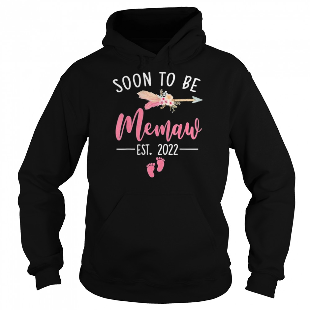 Soon to be memaw 2022 mother’s day for new memaw shirt Unisex Hoodie