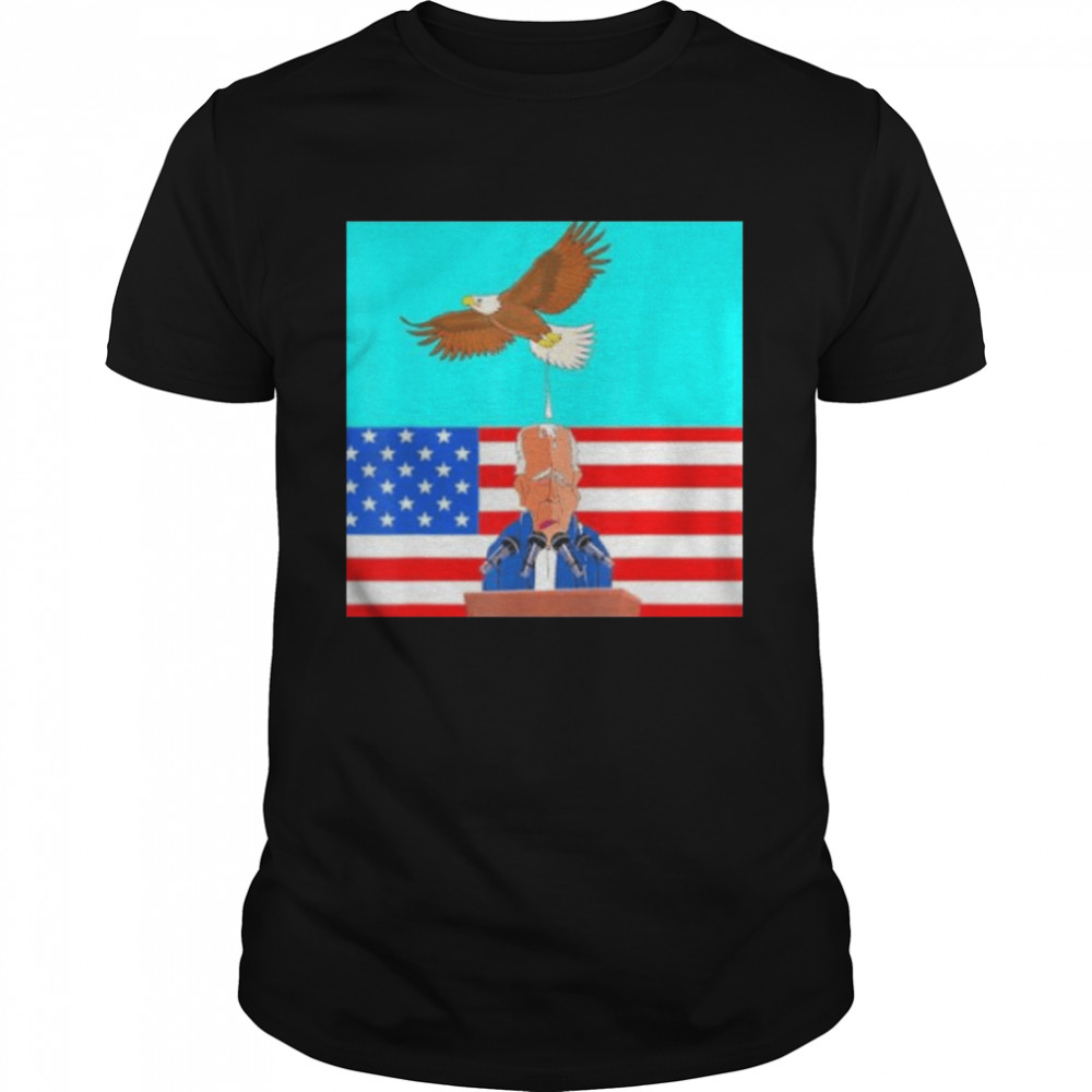 Vintage Biden bird poop shirt