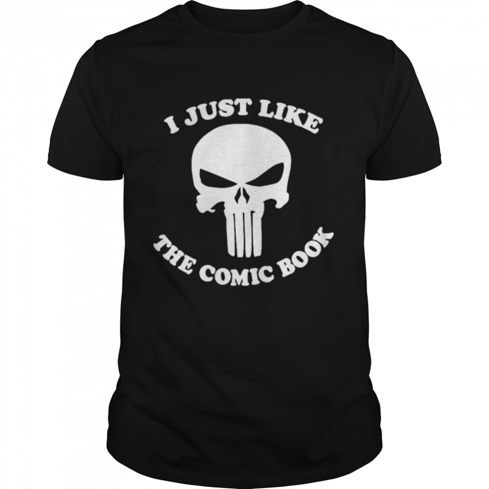 I Just Like The Comic Book Skull Shirt
