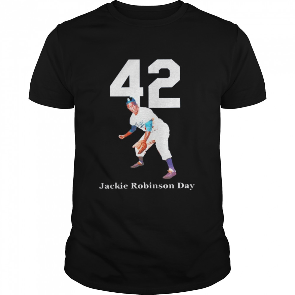 Jackie Robinson Day No 42 Los Angeles Dodgers shirt Classic Men's T-shirt