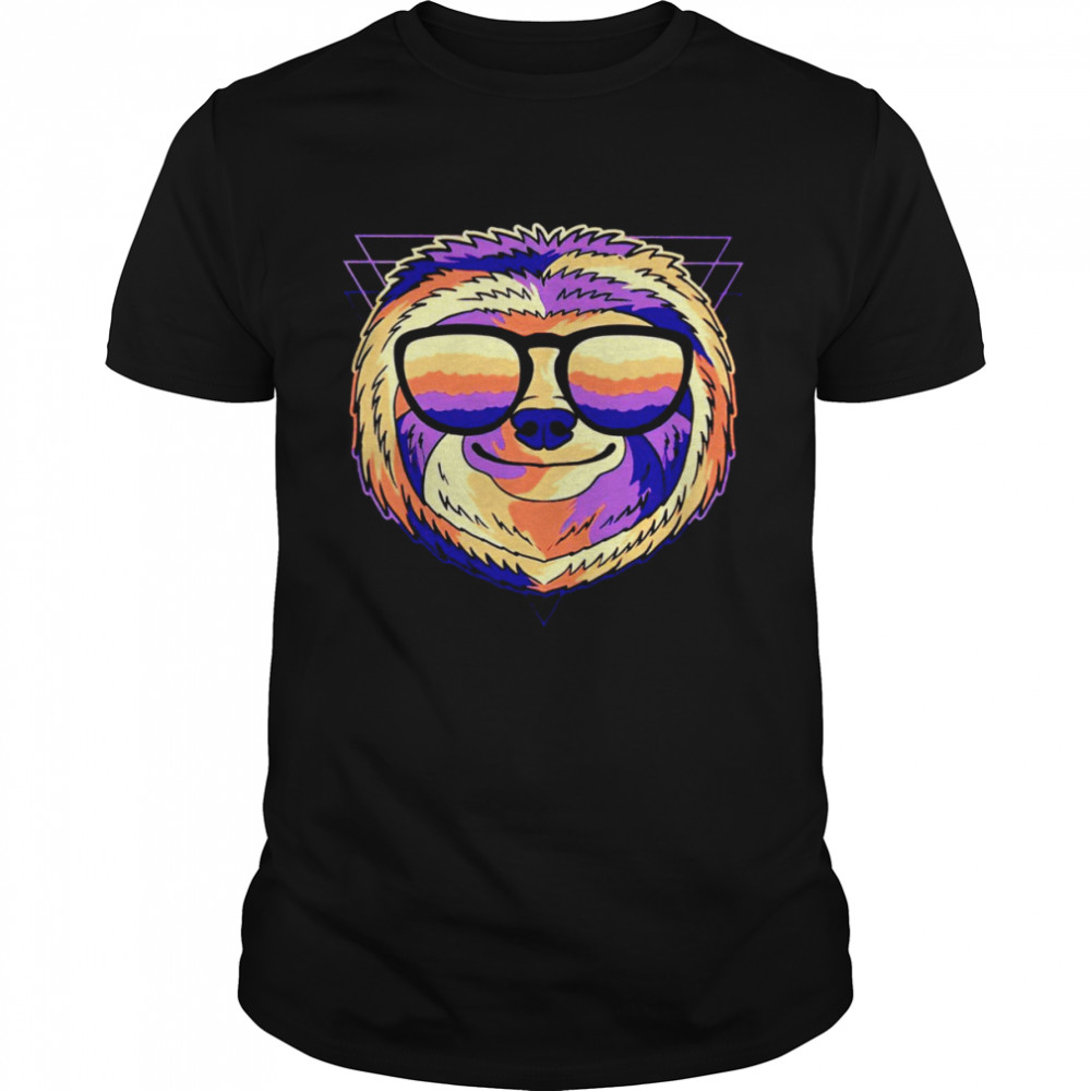 Sloth colorful shirt Classic Men's T-shirt