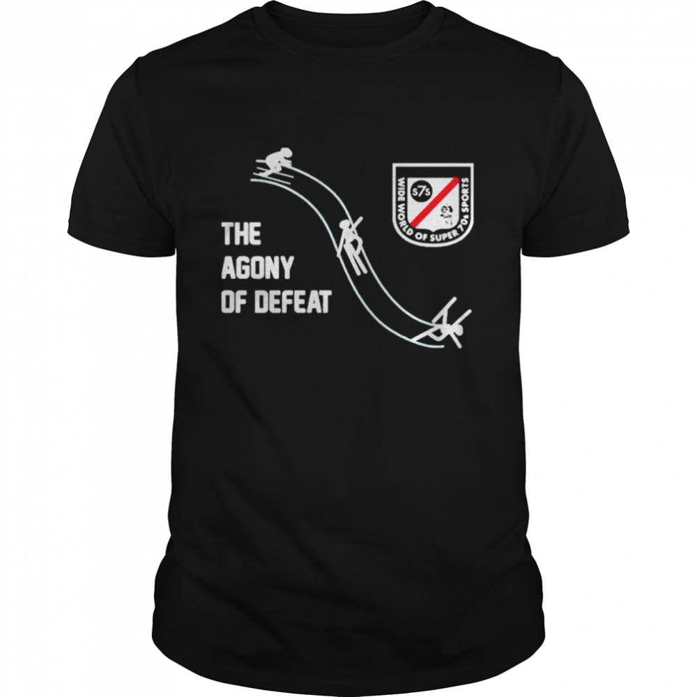 The agony of defeat super70ssports shirt