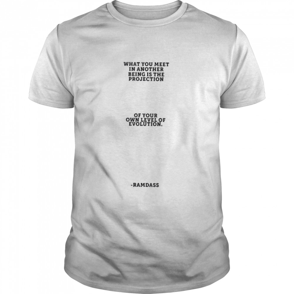 What you meet in another being is the projection shirt Classic Men's T-shirt