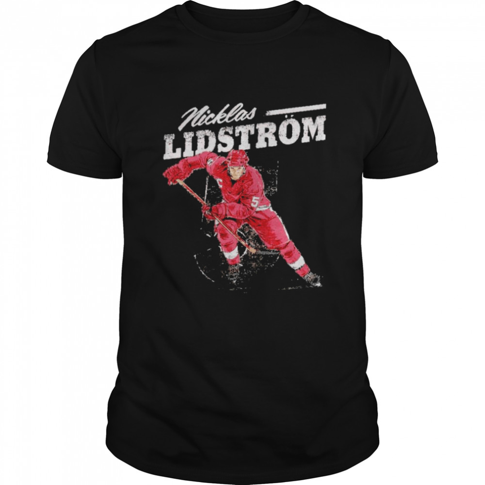 Detroit Red Wings Nicklas Lidstrom Retro Shirt