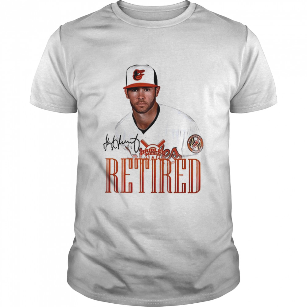 Jake Arrieta Retired Baseball MLB Signature T-Shirt
