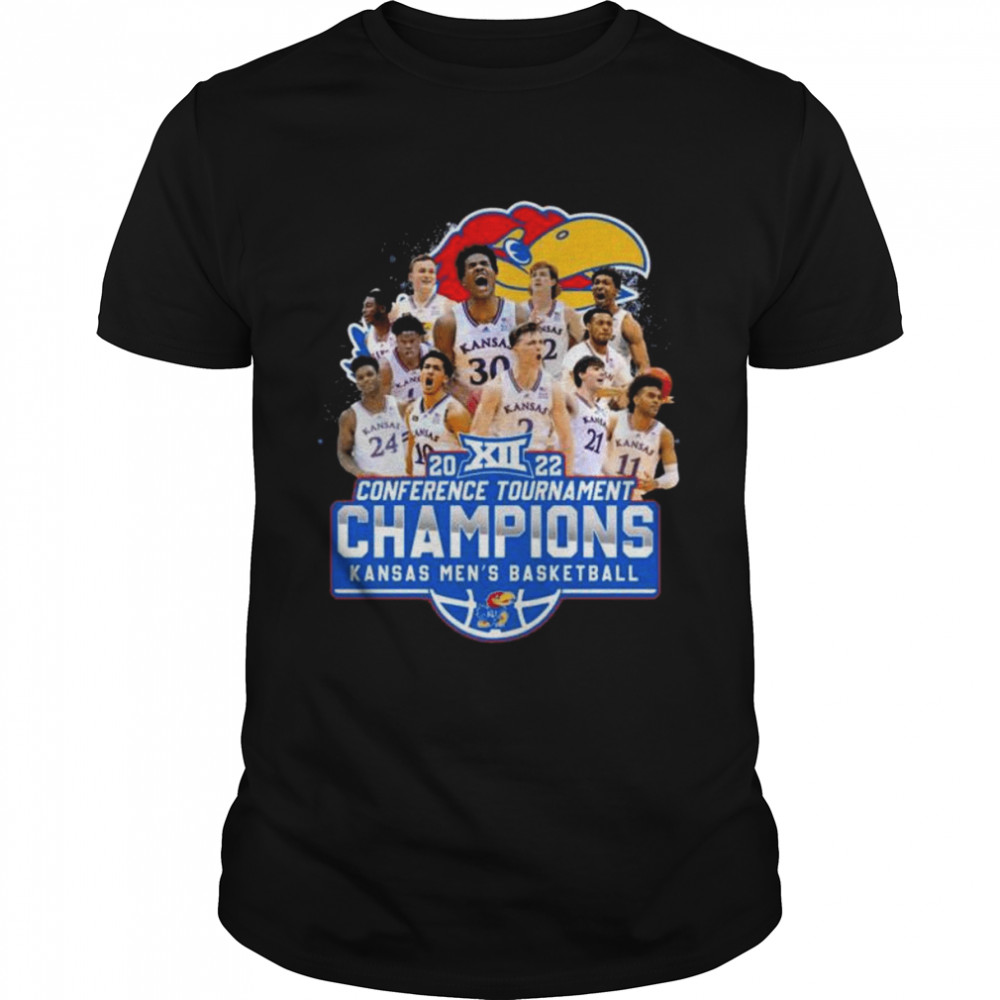 Kansas Jayhawks 2022 Conference Tournament Champions Shirt