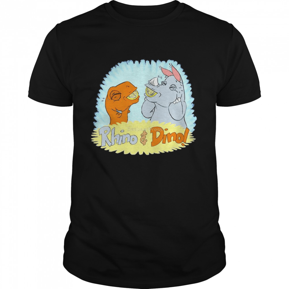 Rhino And Dino Sweet Lemon Smiles T- Classic Men's T-shirt