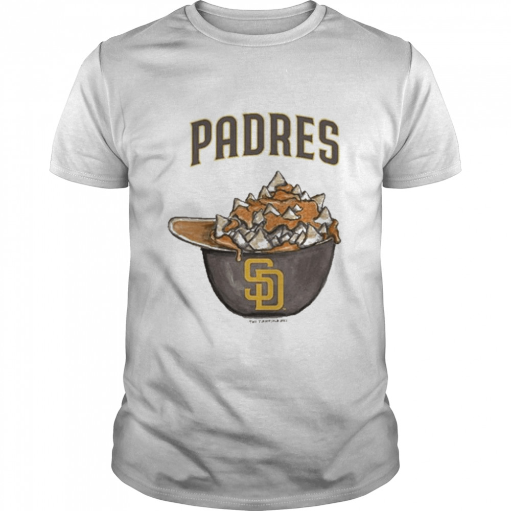 San Diego Padres Tiny Turnip Toddler Nacho Helmet T-Shirt