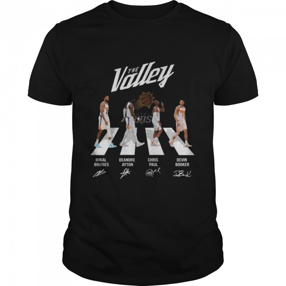 The Phoenix Suns Valley Abbey Road 2022 signatures shirt Classic Men's T-shirt
