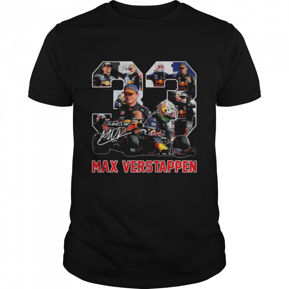 33 Max Verstappen signatures shirt Classic Men's T-shirt