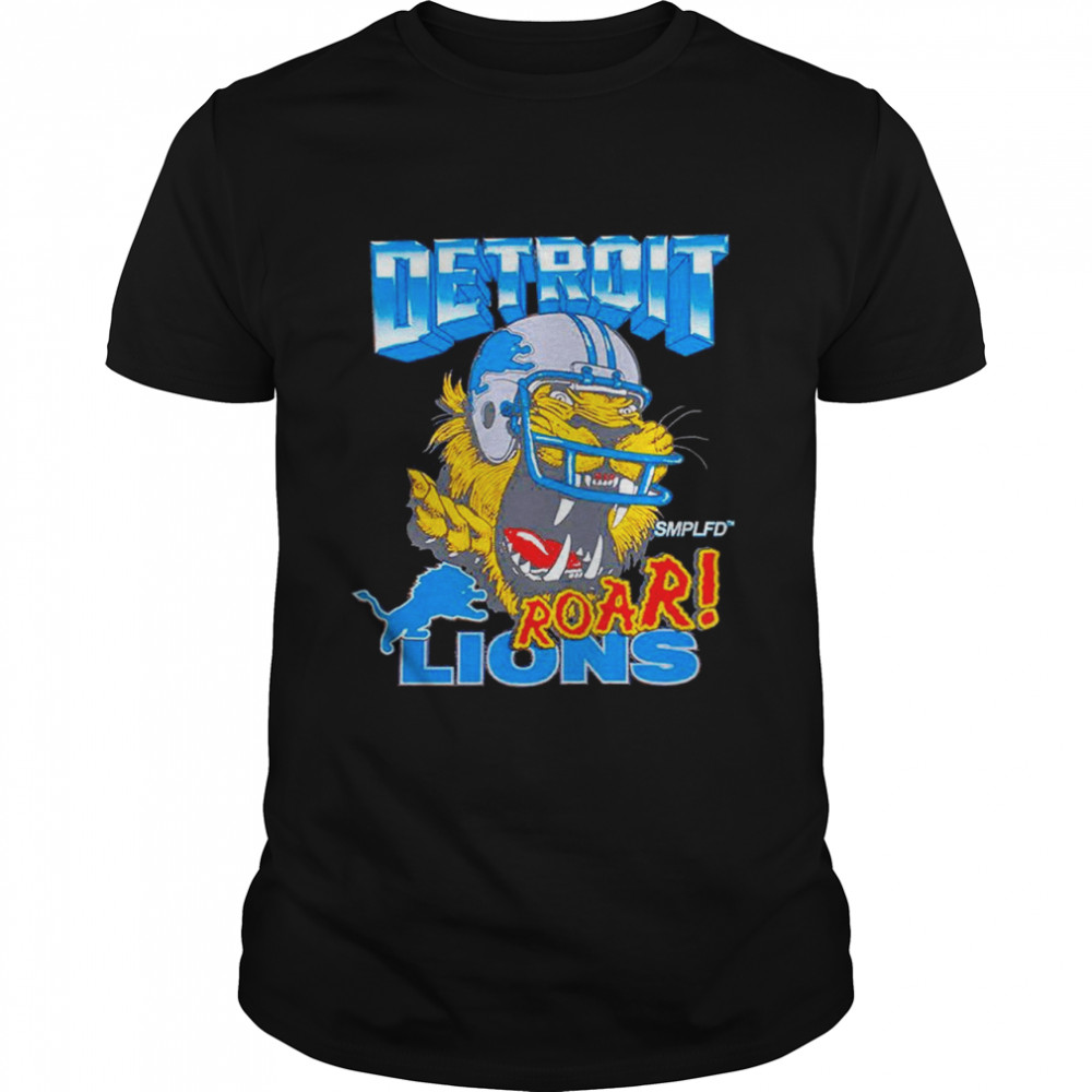 Detroit Lions Roar X Smplfd T- Classic Men's T-shirt