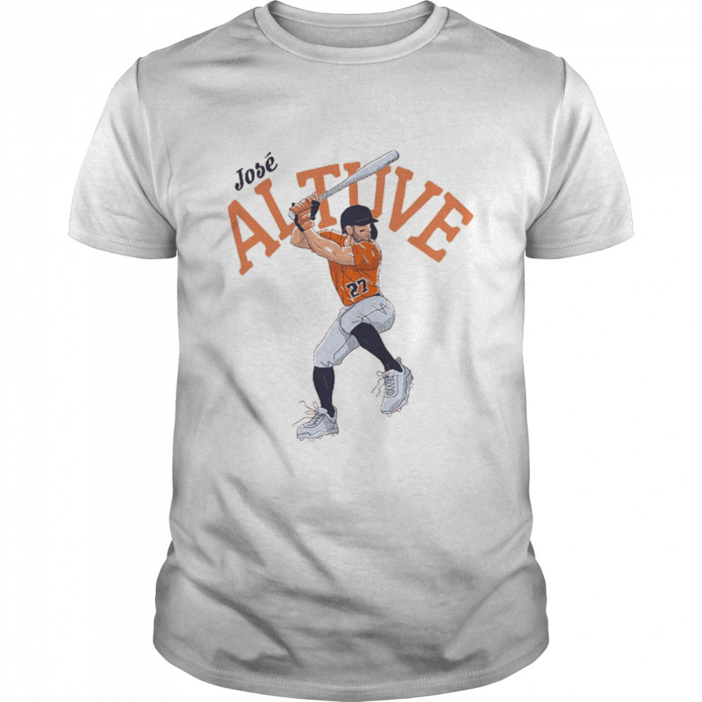 José Altuve Cartoon Batting Stance Shirt