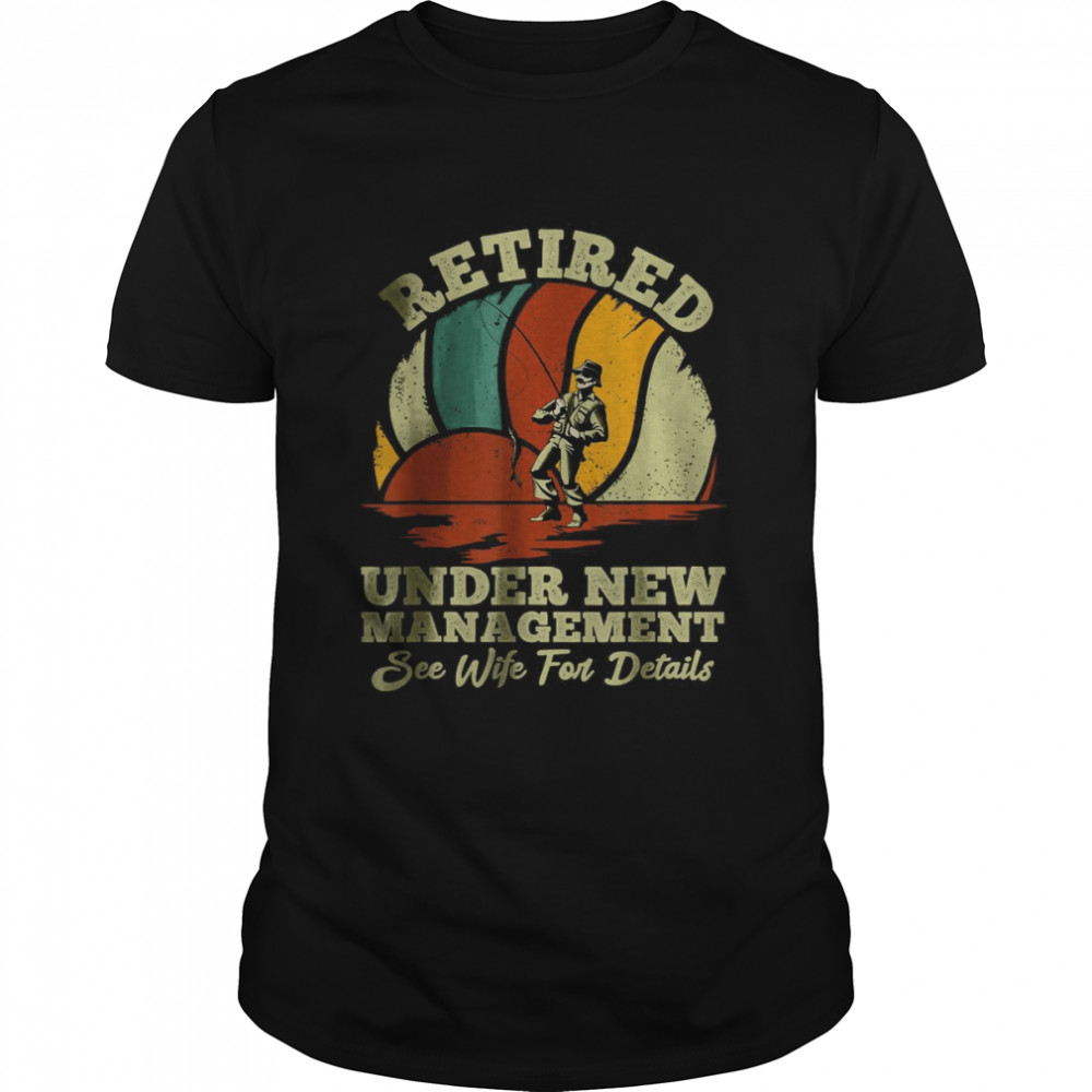 Mens Retirement Quote Fishing Retro Retirement T- Classic Men's T-shirt