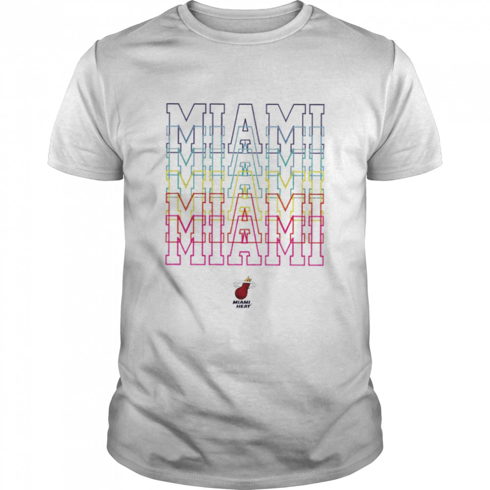 Miami Heat Pride 2022 Logo T-Shirt