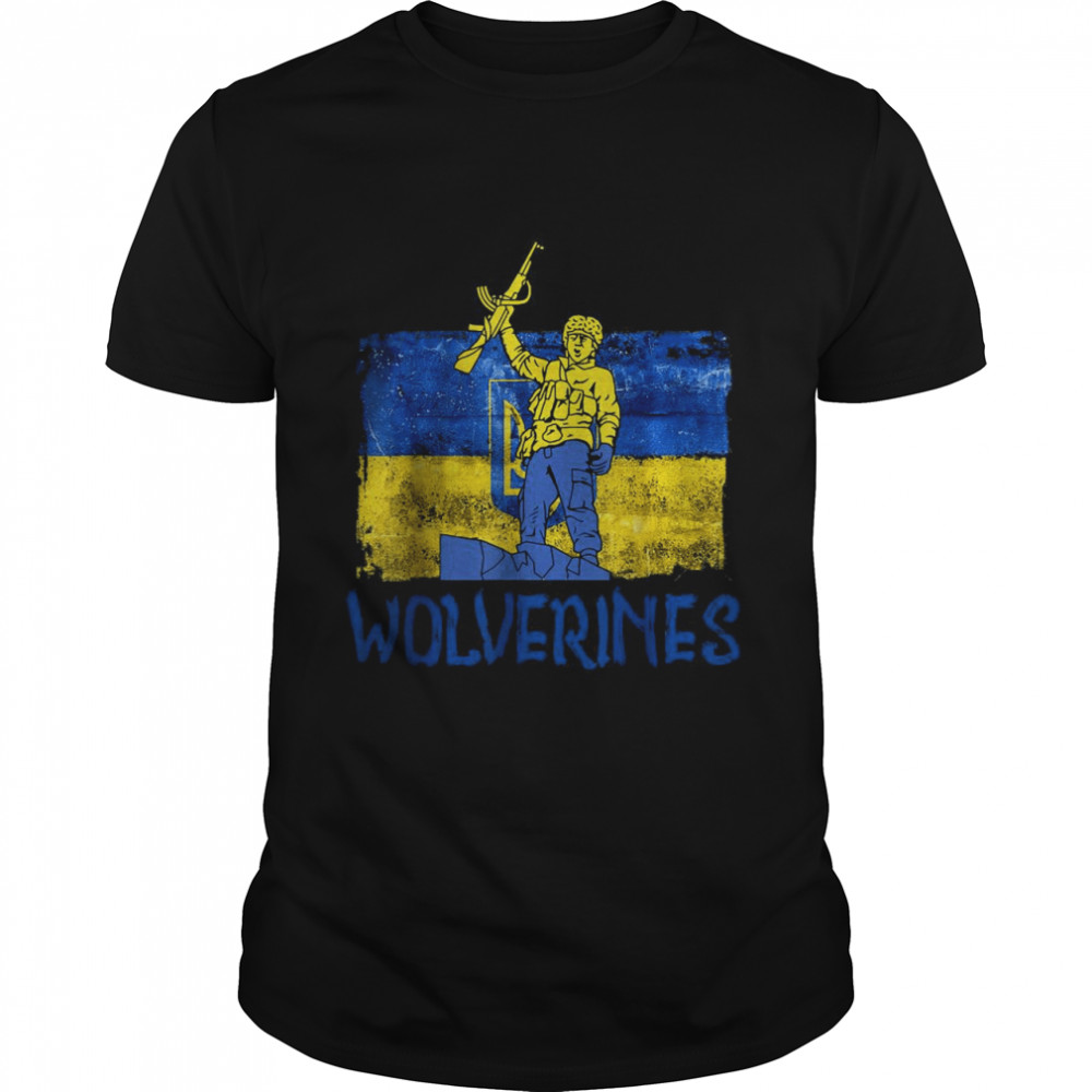 Wolverines Support Ukraine,Ukraine Wolverines Love Support Shirt