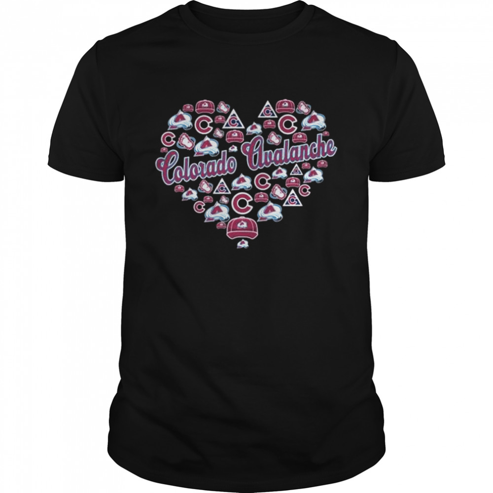Colorado Avalanche Hearts 2022 Shirt