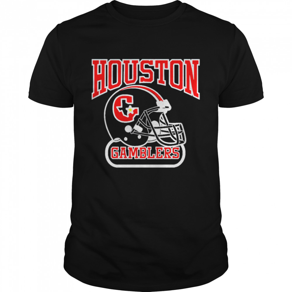 Houston Gamblers Helmet Shirt