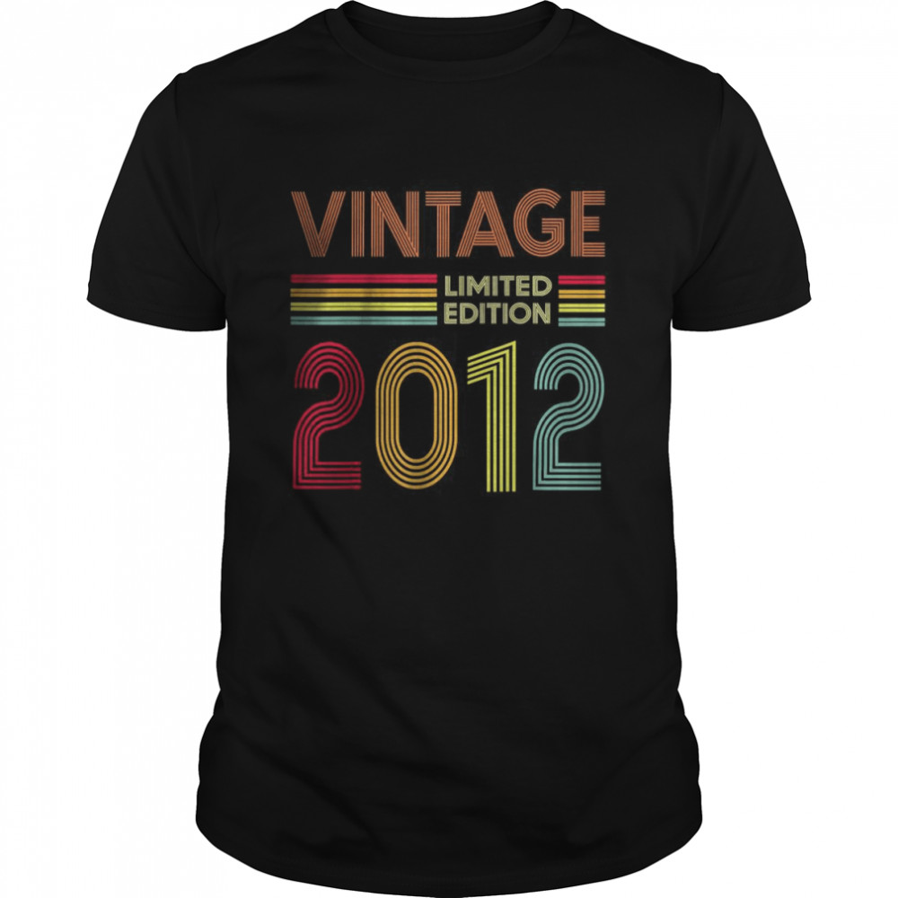 Vintage 2012 Limited Edition 10Th Birthday T-Shirt