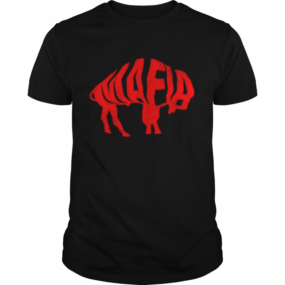 Wny pride faded red buffalo shirt