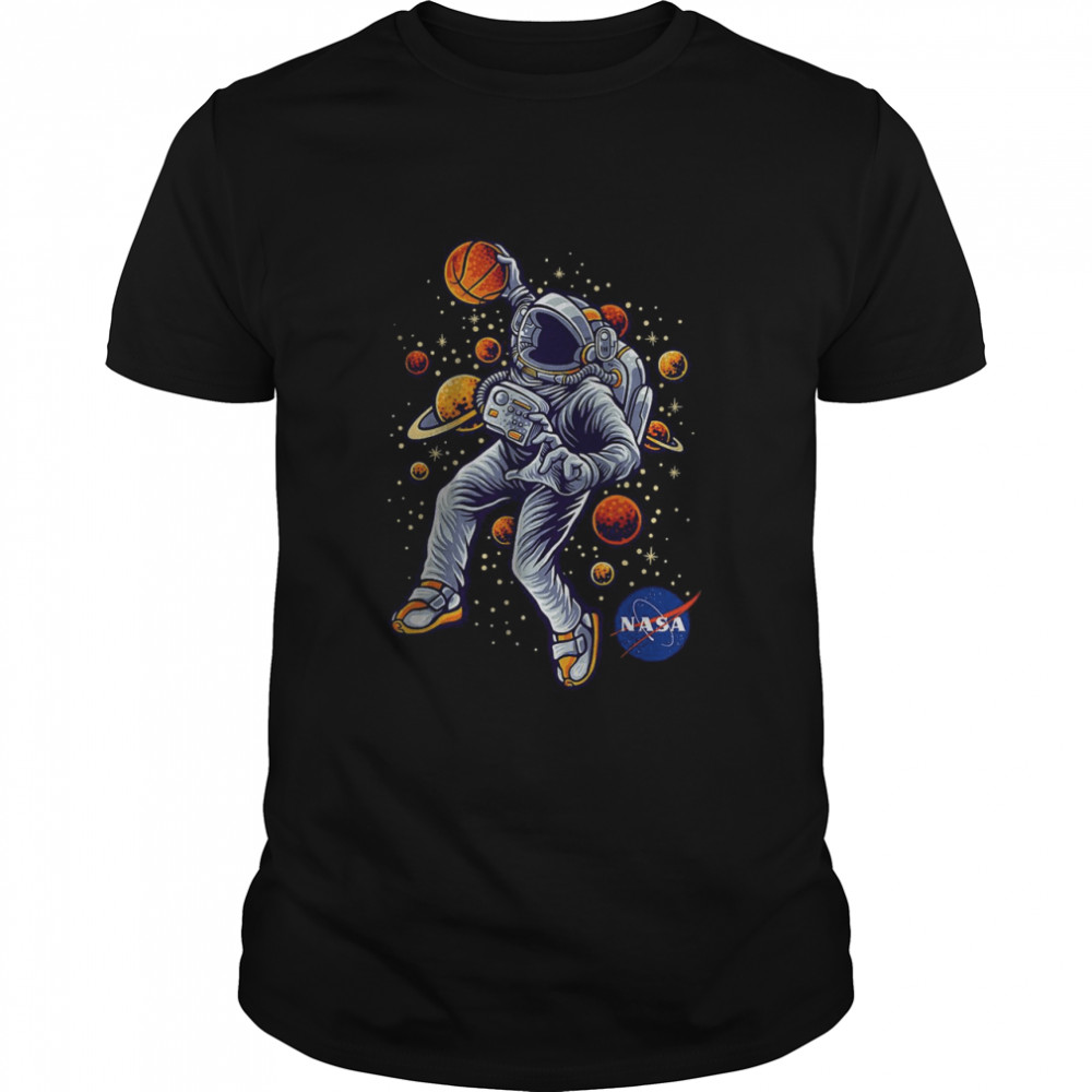 Astronaut hoop Sport, Ball, Game Basketball T-Shirt