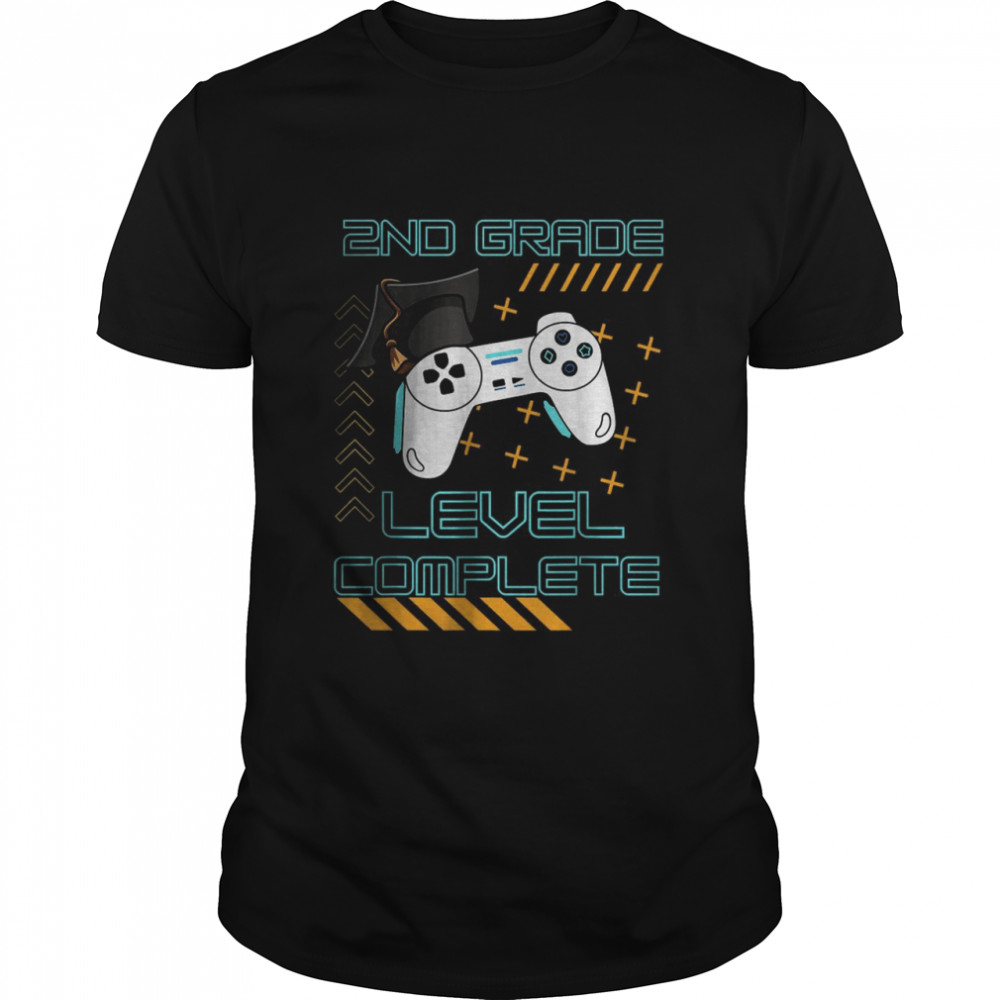 Gaming Level Completed 2Nd Grade Graduate Student T-Shirt