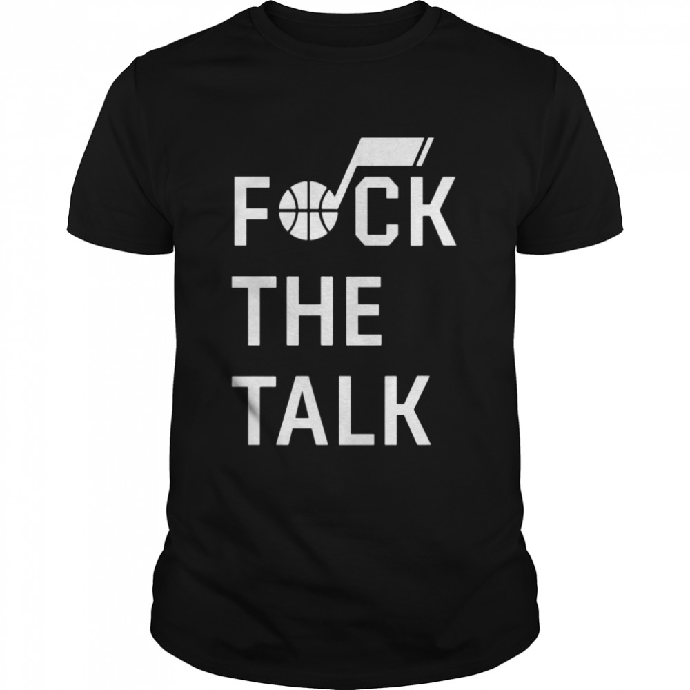 Jazz uniform tracker fuck the talk shirt