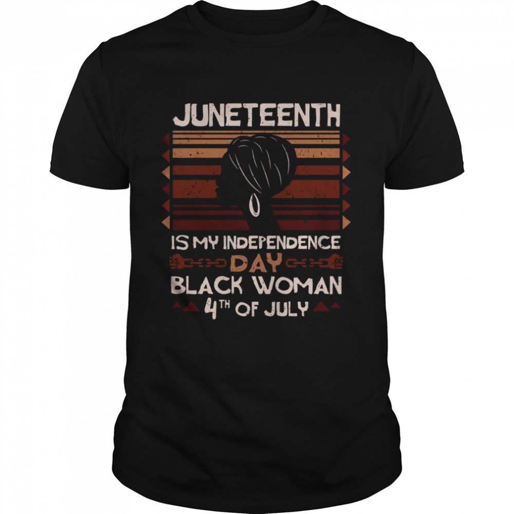Juneteenth Is My Independence Day Black Melanin Shirt