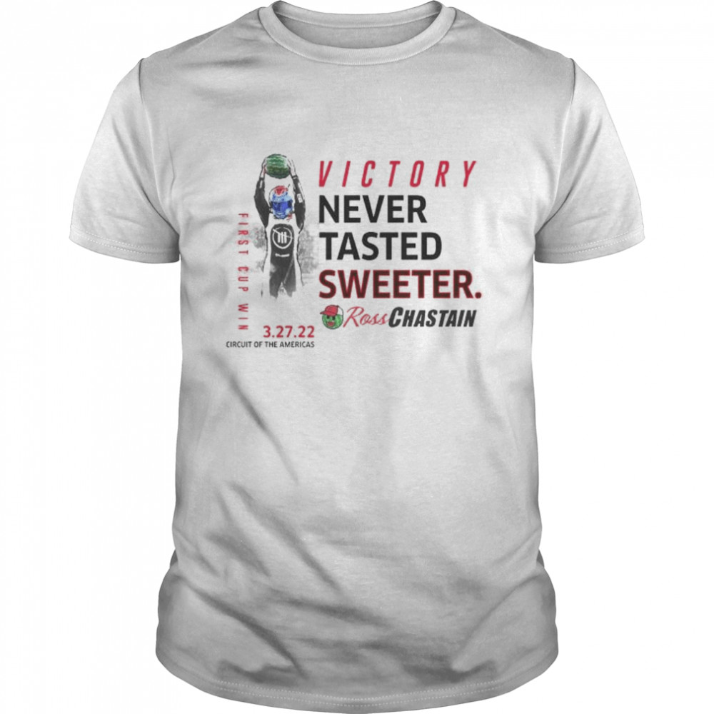 Ross Chastain Cota Win Victory Never Tasted Sweeter shirt Classic Men's T-shirt