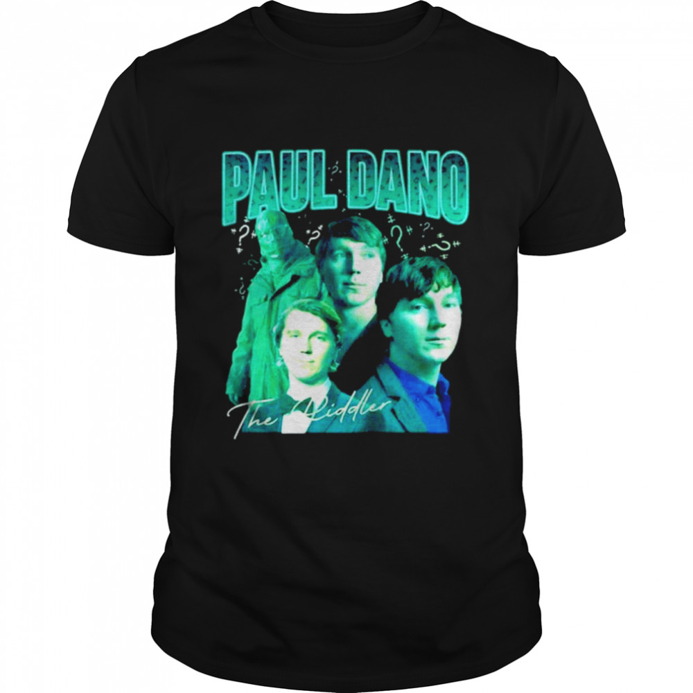 The Riddler Paul Dano shirt