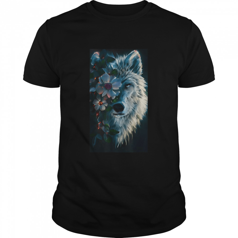 Wolf art and wolf drawings has been around for centuries T-Shirt
