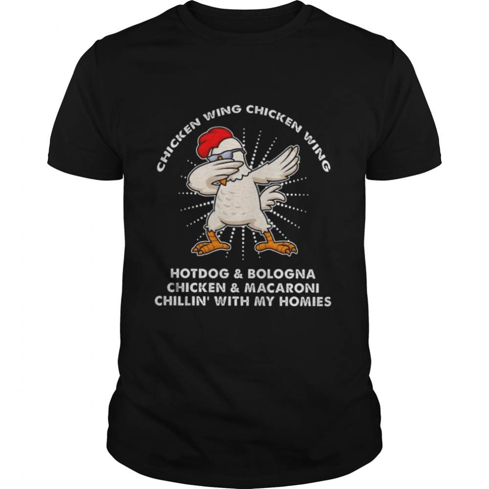 Dabbing Chicken wing Chicken wing hotdog and Bologna shirt Classic Men's T-shirt