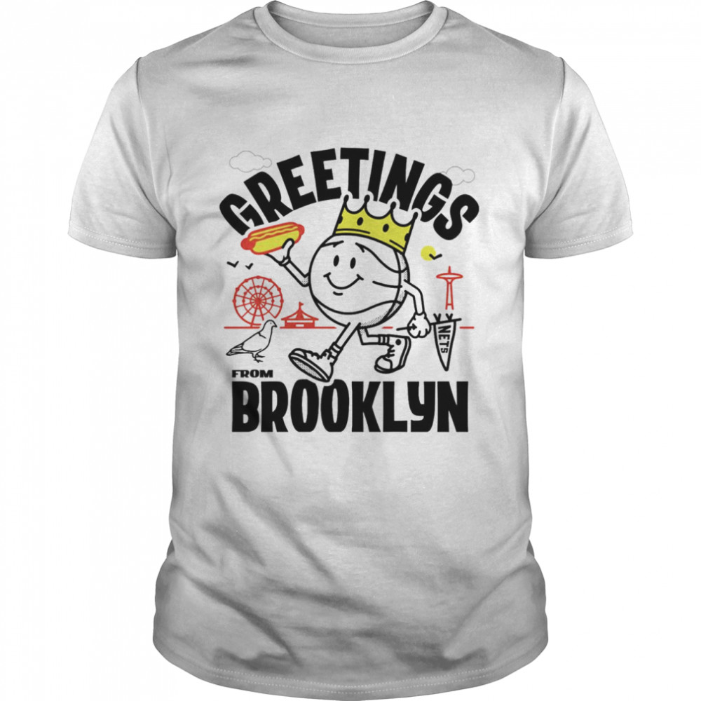 Greetings from Brooklyn Nets shirt